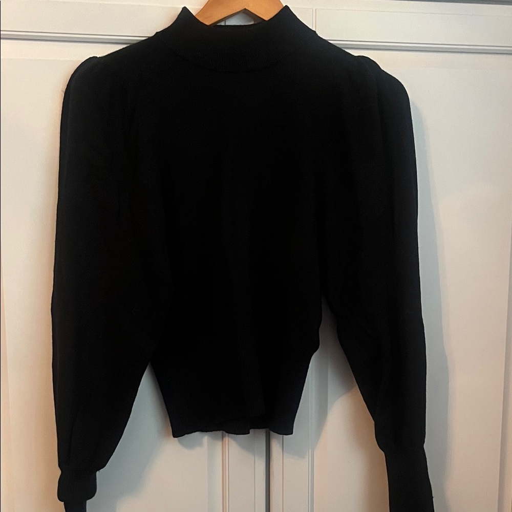 Express Classic Black Knit Top